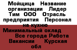 Мойщица › Название организации ­ Лидер Тим, ООО › Отрасль предприятия ­ Персонал на кухню › Минимальный оклад ­ 31 350 - Все города Работа » Вакансии   . Курская обл.